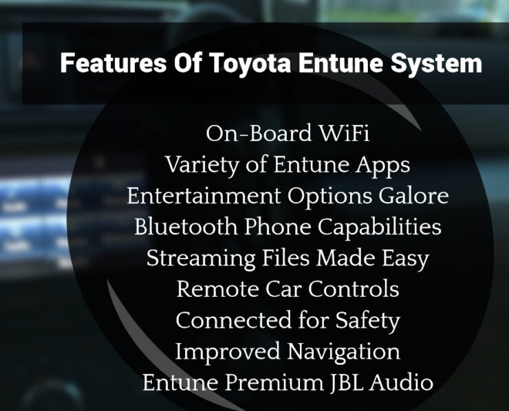 Features Of Toyota Entune System