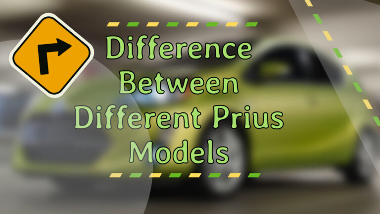 Difference Between Different Prius Models