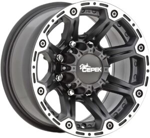 Dick Cepek Torque Flay Black Wheel With Machined Accents