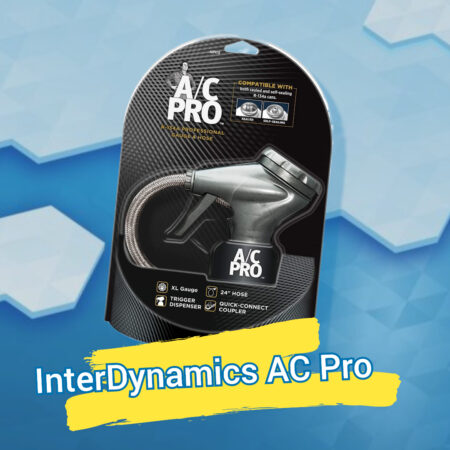 InterDynamics AC Pro Car Air Conditioner Recharge Gauge and Hose Dispenser