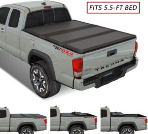 Kikito Professional FRP Hard Tri-Fold Truck Bed Tonneau Cover