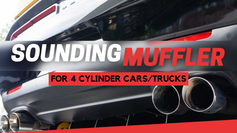 sounding muffler For 4 Cylinder Cars Trucks